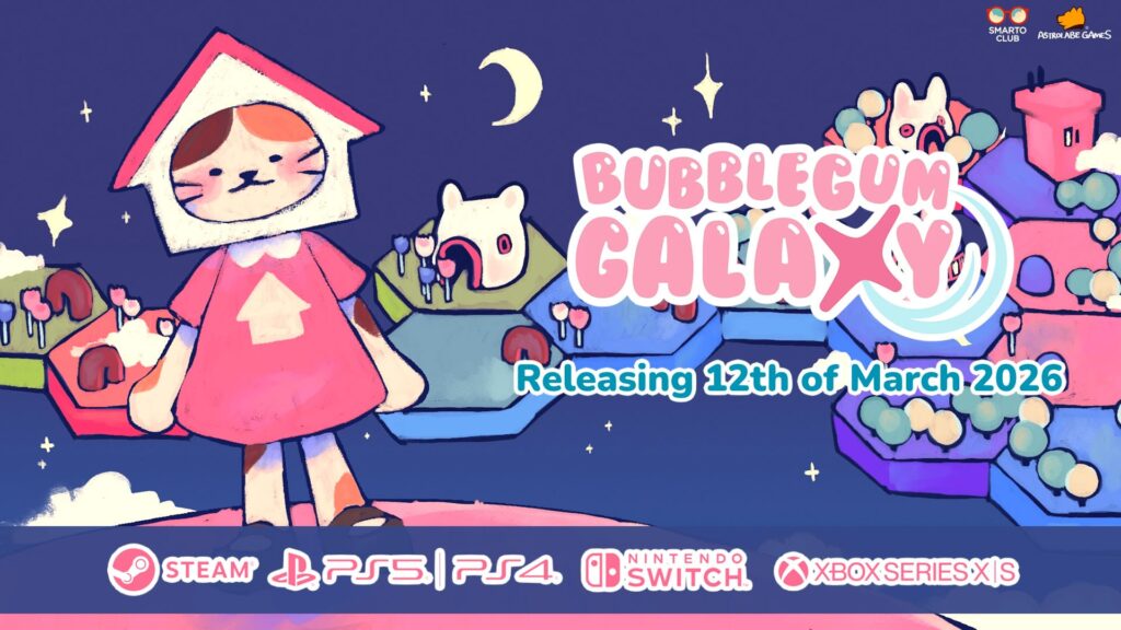 Bubblegum Galaxy lançohet më 12 mars për PS5, Xbox Series, PS4, Switch dhe PC Bubblegum Galaxy lançohet më 12 mars për PS5, Xbox Series, PS4, Switch dhe PC