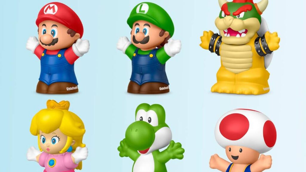 Fisher-Price My Mario Little People Shfaqen figura dhe grupe lojërash
