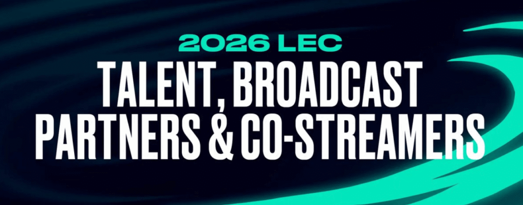 LEC 2026 Broadcast Talent and Co-Streamers Confirmed LEC 2026 Broadcast Talent and Co-Streamers Confirmed