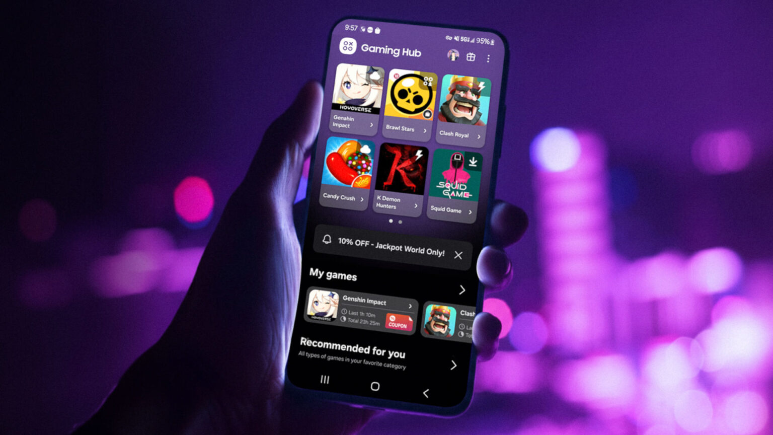 Mobile Gaming Hub i Samsung merr një ndryshim në fytyrë përpara lançimeve të ardhshme të flamurit të Android