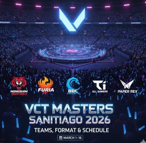 Riot Games Unveils VCT Masters Santiago 2026 Details: Everything You Need to Know Riot Games Unveils VCT Masters Santiago 2026 Details: Everything You Need to Know