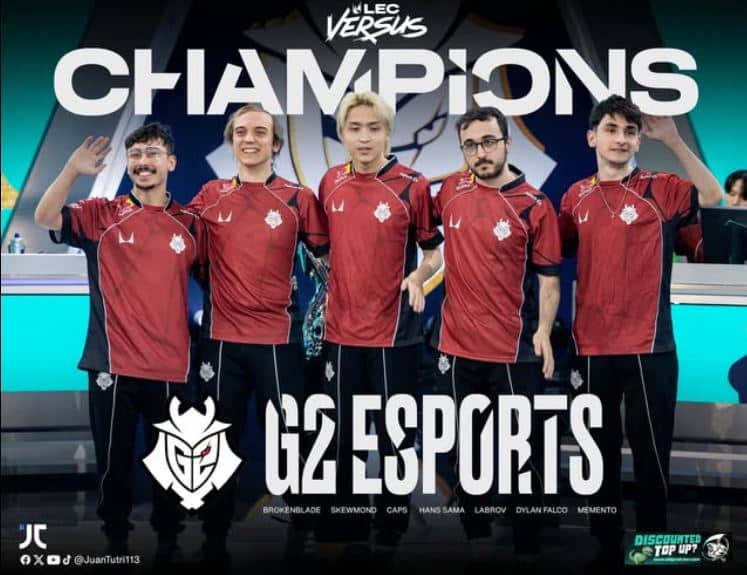 G2 Esports Claim LEC Versus 2026 Title in Epic 3-2 Grand Final Over Karmine Corp G2 Esports Claim LEC Versus 2026 Title in Epic 3-2 Grand Final Over Karmine Corp