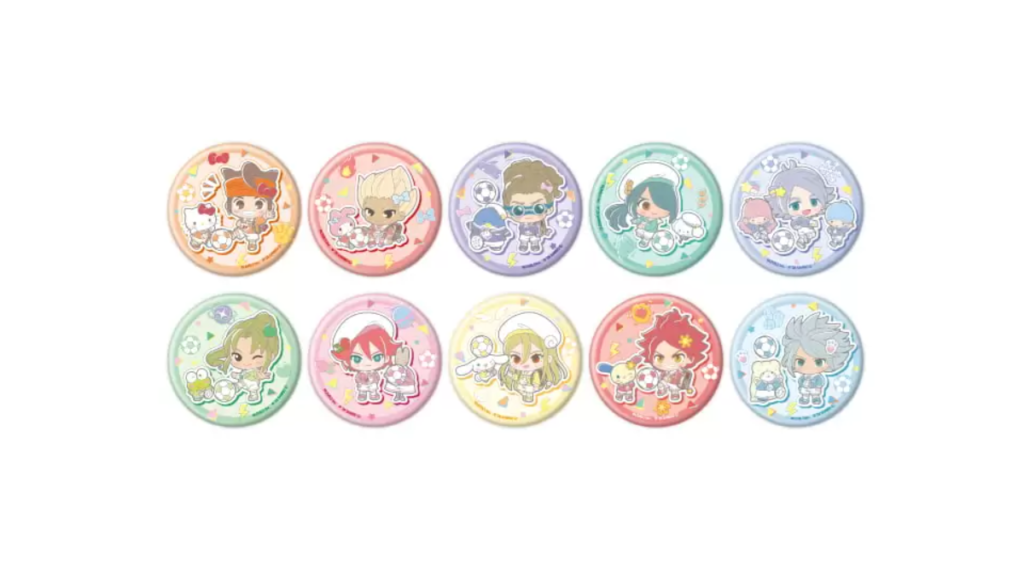 Sanrio and Inazuma Eleven Characters Paired Up for Merchandise