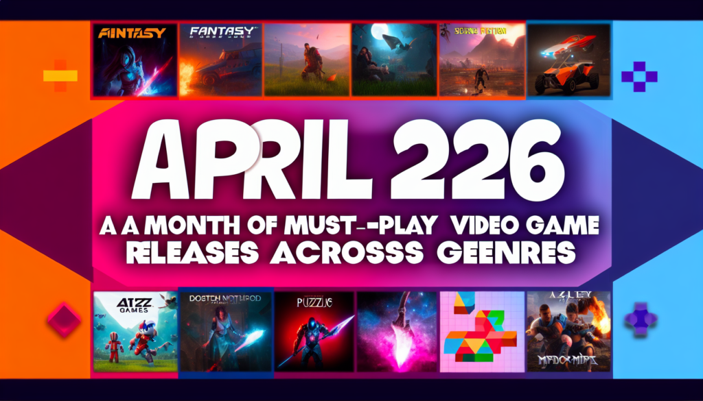 April 2026: A Month of Must-Play Video Game Releases Across Genres April 2026: A Month of Must-Play Video Game Releases Across Genres