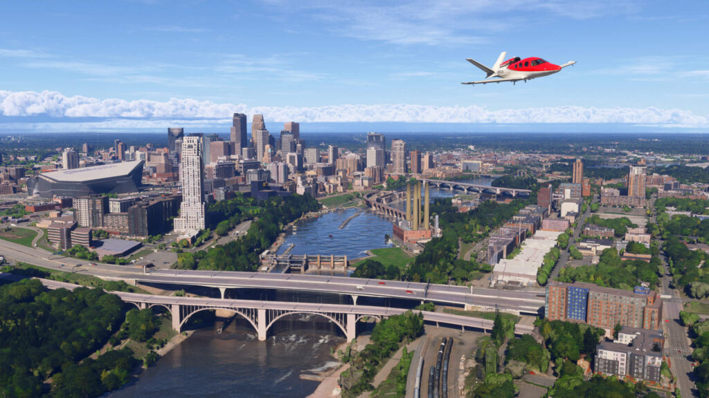 Microsoft Flight Simulator Releases City Update 15: Illinois, Minnesota and Wisconsin Today