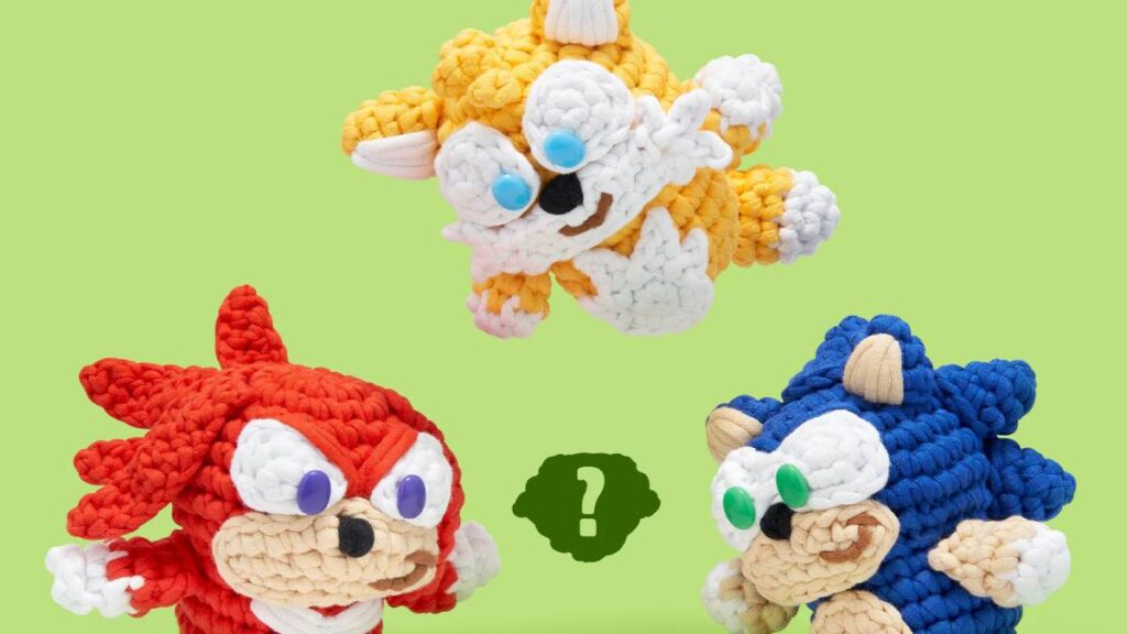 Sonic the Hedgehog Amigurumi Woobles Kits Appear