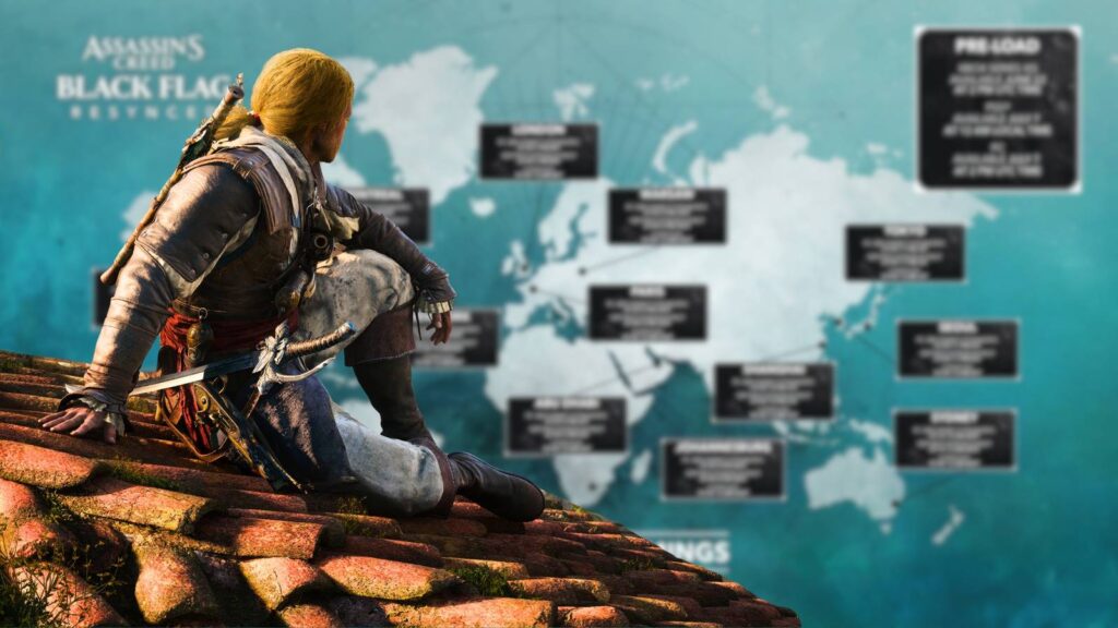 Assassin’s Creed Black Flag Resynced Release Times
