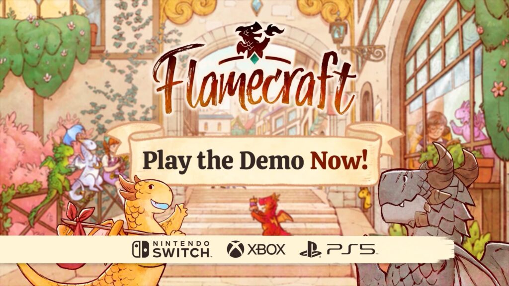 Flamecraft adds PS5, Xbox Series, and Switch versions; demo now available