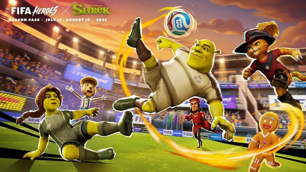 Shrek Characters Join FIFA Heroes in Seasonal Crossover