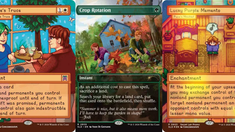 Stardew Valley Is Coming To Magic: The Gathering Later This Month With A Limited Secret Lair Drop Stardew Valley Is Coming To Magic: The Gathering Later This Month With A Limited Secret Lair Drop