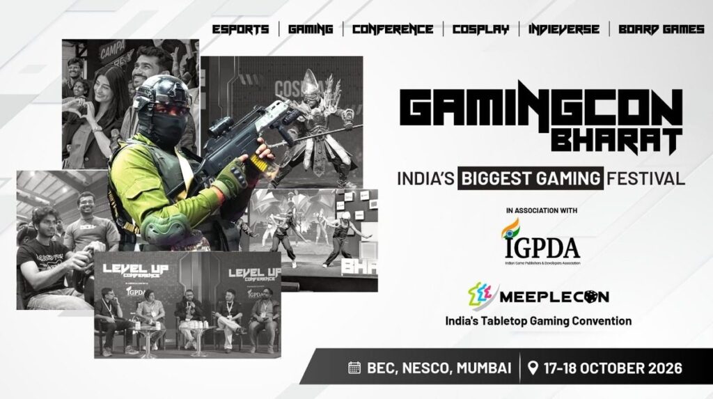 GamingCon Bharat Returns for Third Edition in October, Featuring Games, Esports Tournaments, and More; Details Here
